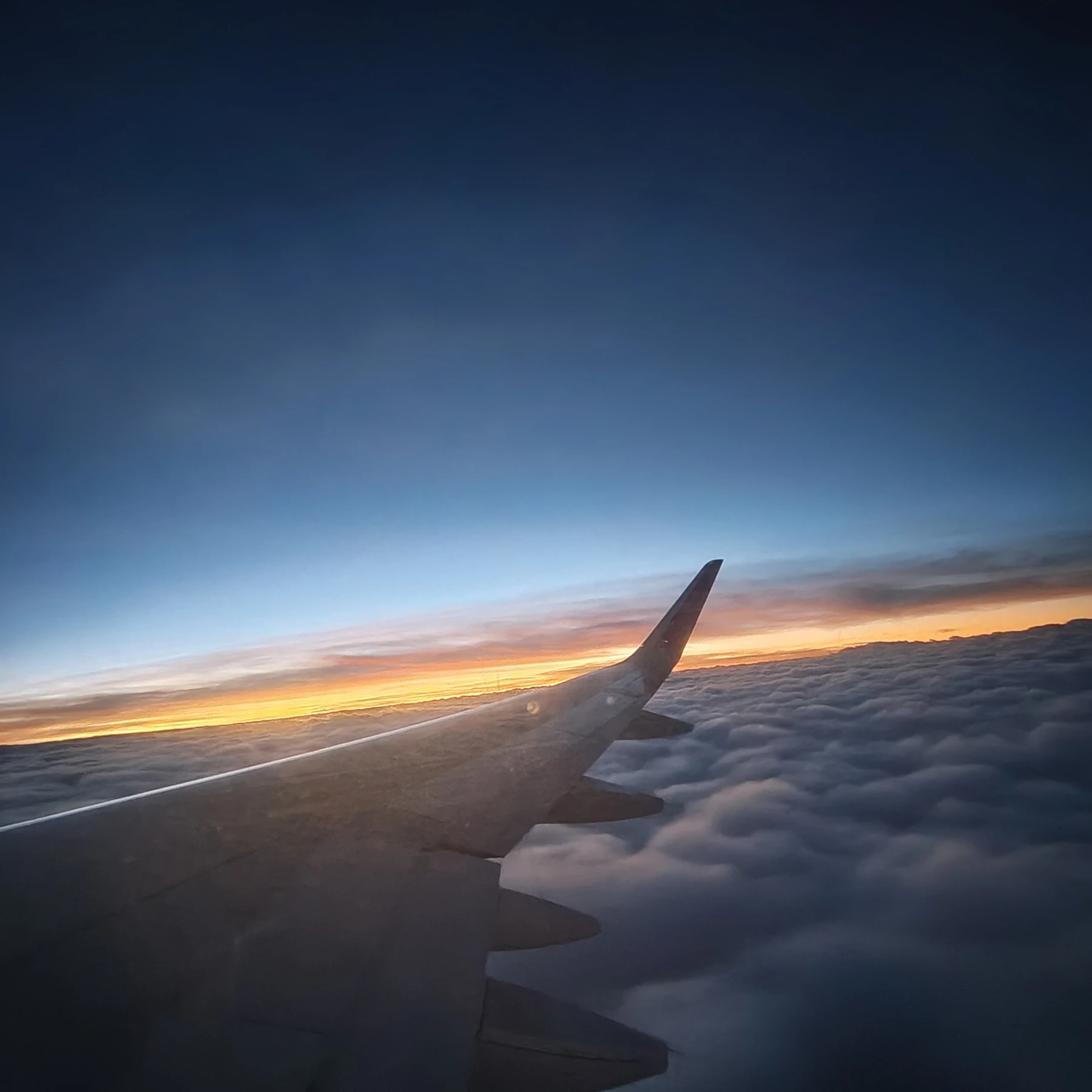 The sky outside